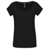 Kariban  Dames-t-shirt korte mouwen met boothals Kariban  Dames-t-shirt korte mouwen met boothals