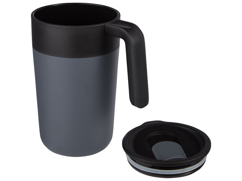 Nordia 400 ml dubbelwandige gerecyclede mok Nordia 400 ml dubbelwandige gerecyclede mok