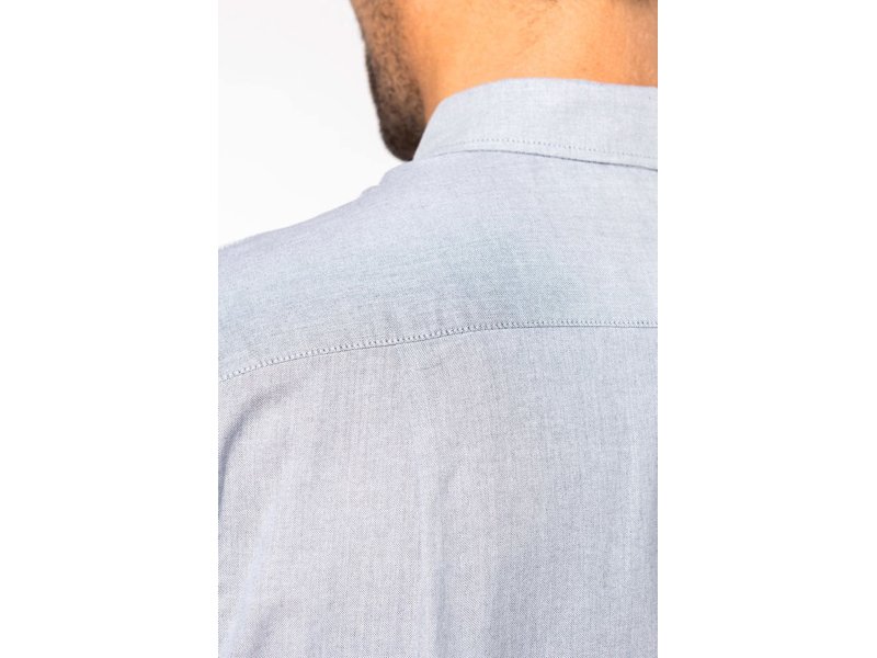 Kariban Heren oxford overhemd korte mouwen