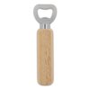 Flesopener met houten handvat