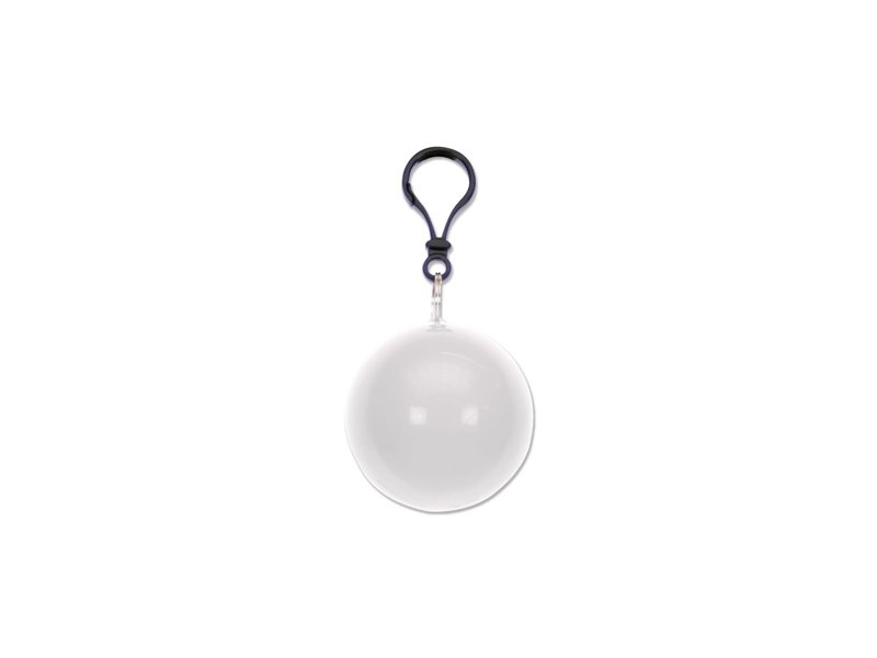 Bal met regenponcho