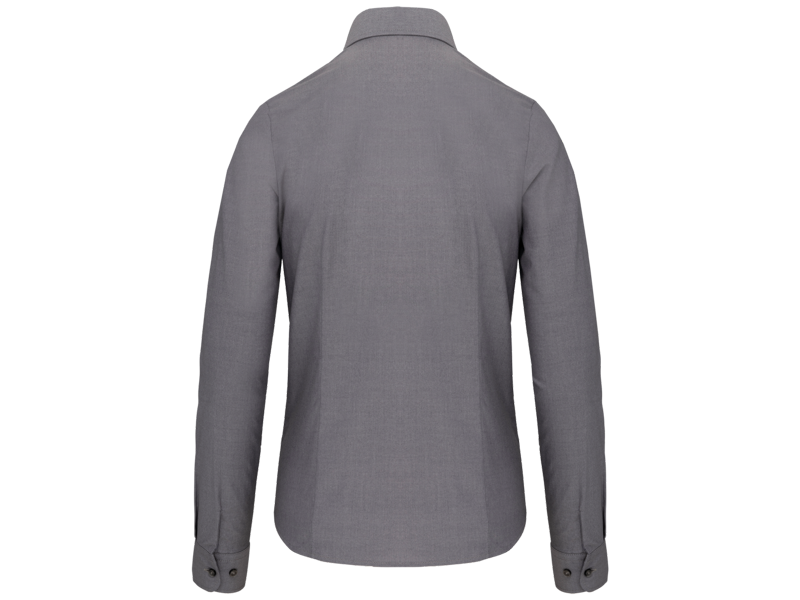 Kariban Dames oxford blouse lange mouwen Kariban Dames oxford blouse lange mouwen