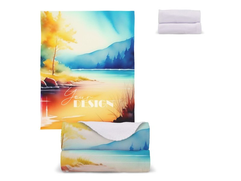 Polar fleece deken sublimation 190g/m²