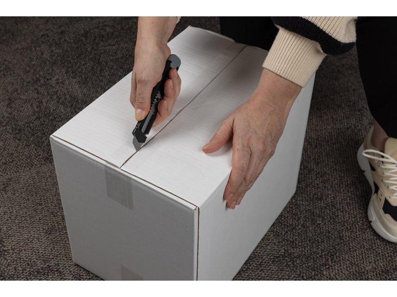 Hervulbaar RCS gerecycled plastic afbreekmes. Hervulbaar RCS gerecycled plastic afbreekmes.