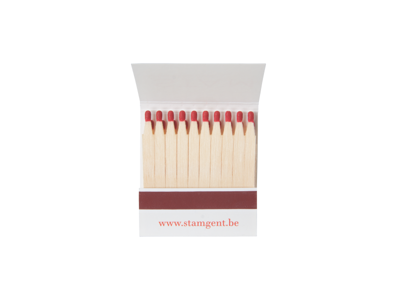 Lucifermapje met 20 grote lucifers