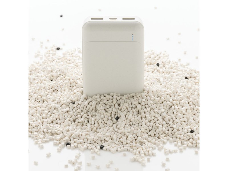 RCS standaard recycled plastic 10.000 mAh powerbank