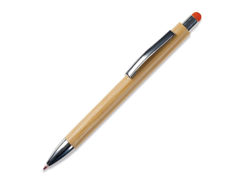 Balpen New York bamboe met stylus