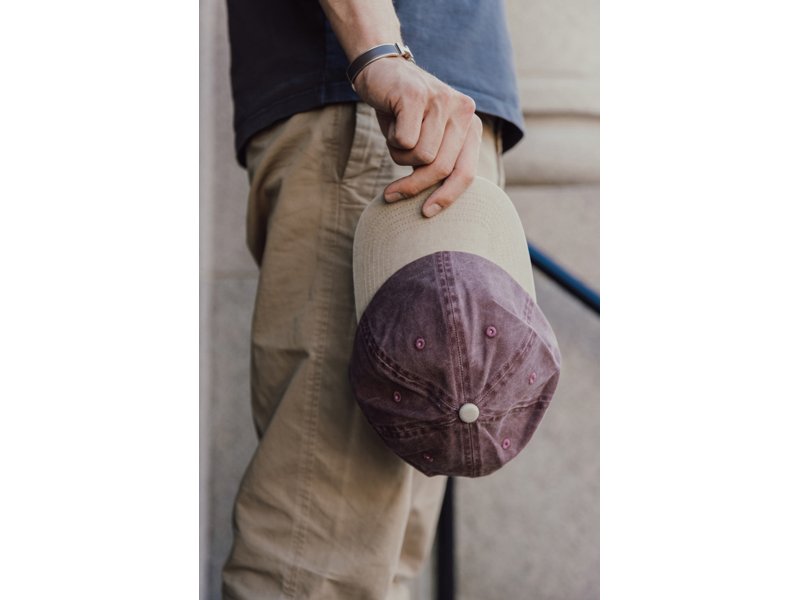 BEAU AWARE™ Washed 6 panel twill two tone cap BEAU AWARE™ Washed 6 panel twill two tone cap