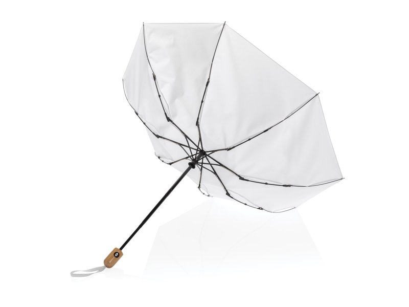 21" Impact AWARE™ RPET 190T bamboo auto open/dicht paraplu 21" Impact AWARE™ RPET 190T bamboo auto open/dicht paraplu