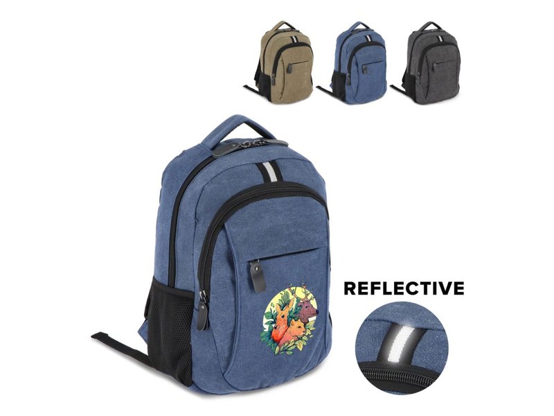 Gerecycled katoenen canvas rugzak Harper Gerecycled katoenen canvas rugzak Harper