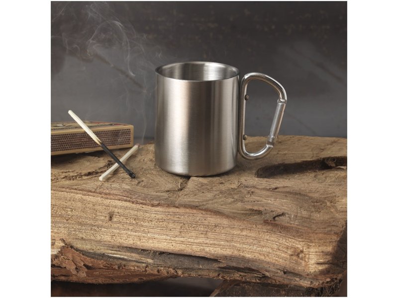 Alps 200 ml geïsoleerde beker met karabijnhaak