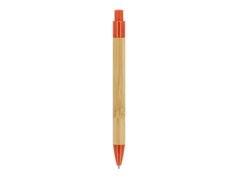 Ball pen bamboe met tarwestro