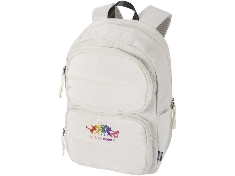 Puffer 15,6" gerecycleerde laptoptas 18L