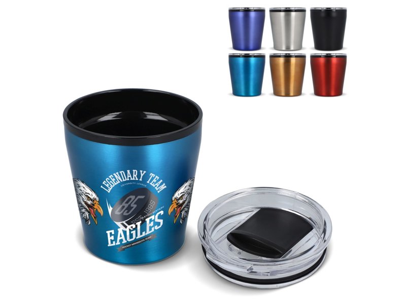Koffiebeker metallic 180ml