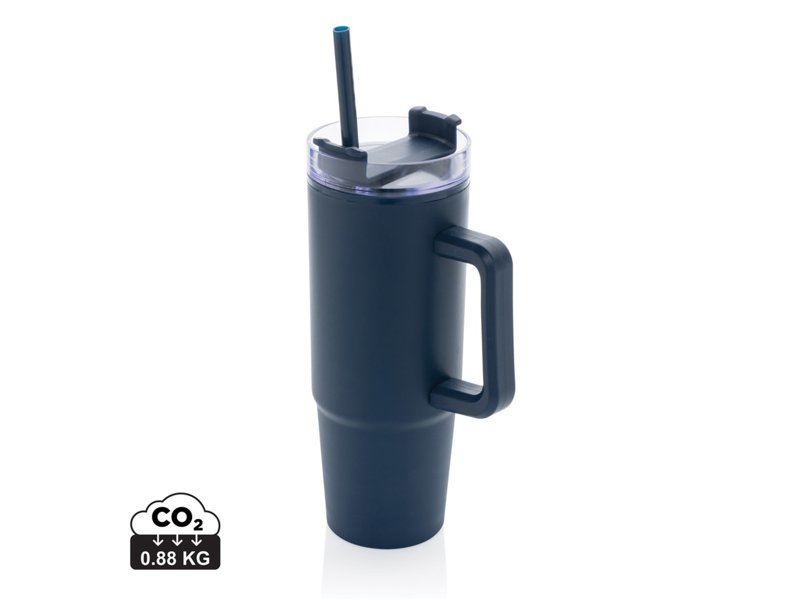 Tana Gerecyclede Plastic Tumbler met Handvat 900 ml - Duurzame Drinkfles | Totziens Promotions Tana Gerecyclede Plastic Tumbler met Handvat 900 ml - Duurzame Drinkfles | Totziens Promotions