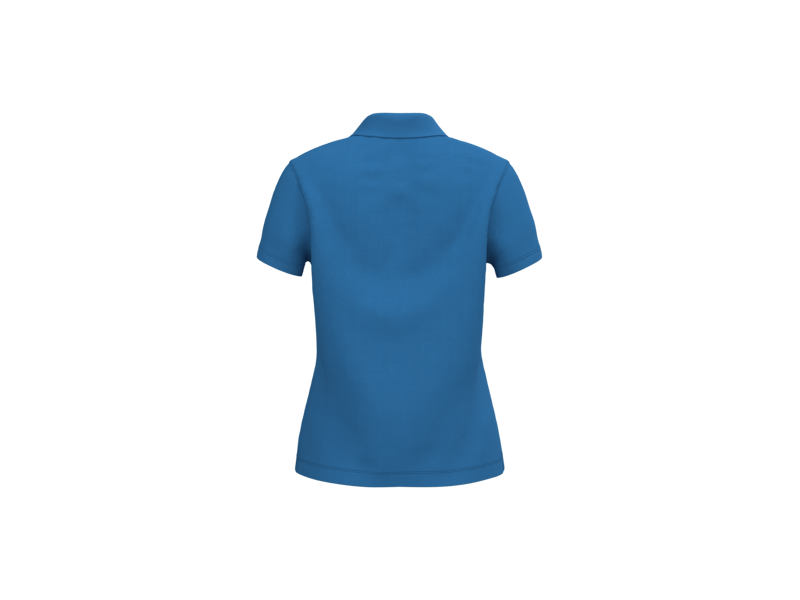 Kariban Piqué-damespolo korte mouwen