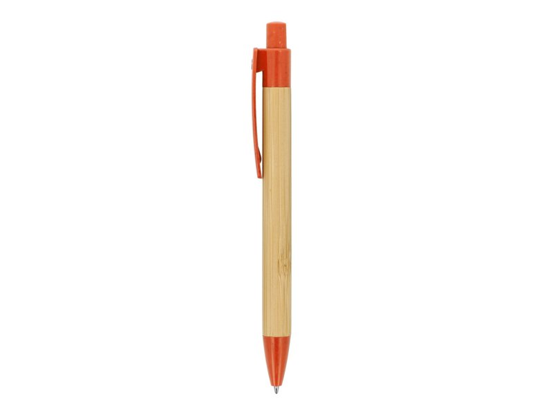 Ball pen bamboe met tarwestro