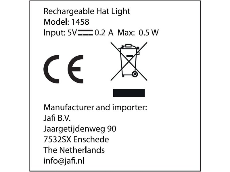Wintermuts met ledlamp
