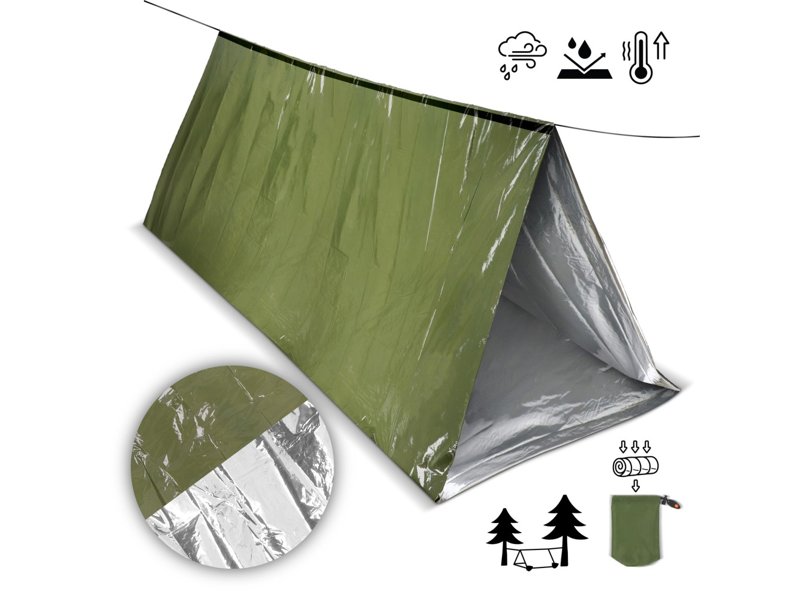 Compacte noodtent voor overleven in de buitenlucht Compacte noodtent voor overleven in de buitenlucht