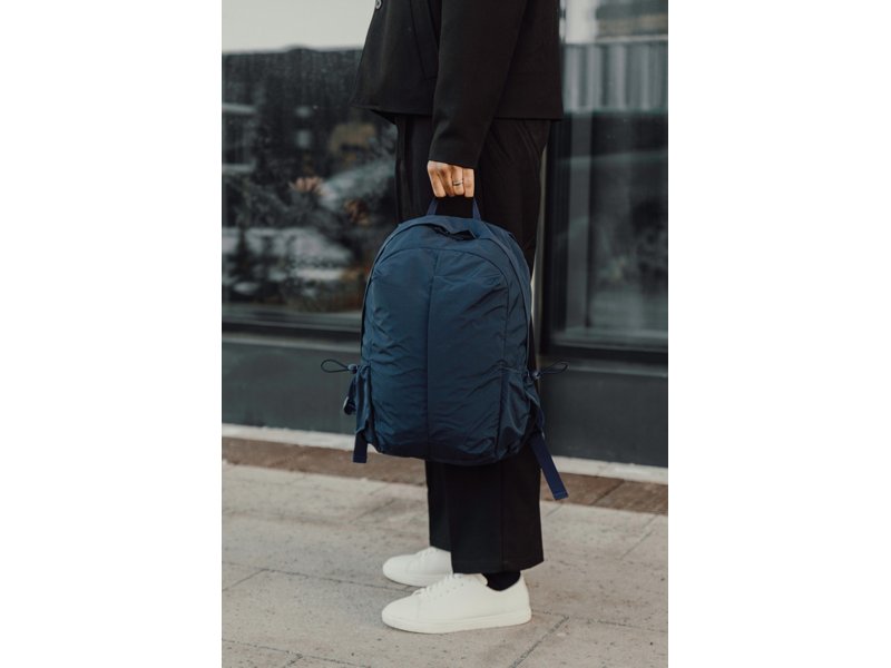 KENTO URBAN RCS recycled nylon 15,6 inch rugzak met voorvak KENTO URBAN RCS recycled nylon 15,6 inch rugzak met voorvak