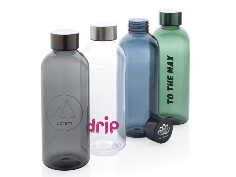 Lekvrije waterfles met metallic dop