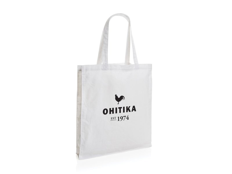 Impact AWARE™ gerecycled katoenen draagtas met bodem 145gsm Impact AWARE™ gerecycled katoenen draagtas met bodem 145gsm