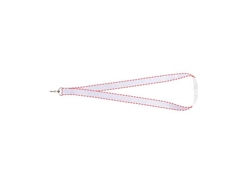 Addie gerecyclede PET lanyard - dubbelzijdige sublimatie