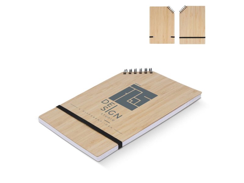 Notitieboek bamboe hoekgebonden A5