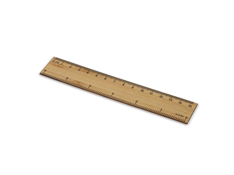 Bamboe liniaal 15cm