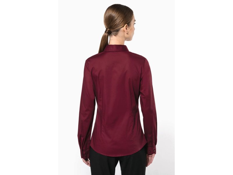 Kariban Dames stretch blouse lange mouwen Kariban Dames stretch blouse lange mouwen