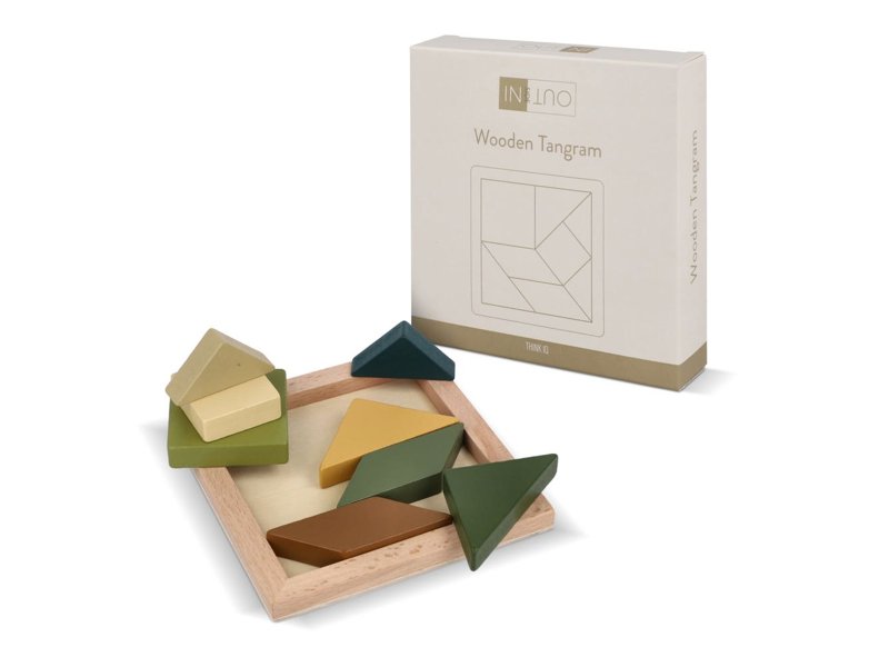 InSideOut FSC Houten Tangram think iq puzzle InSideOut FSC Houten Tangram think iq puzzle