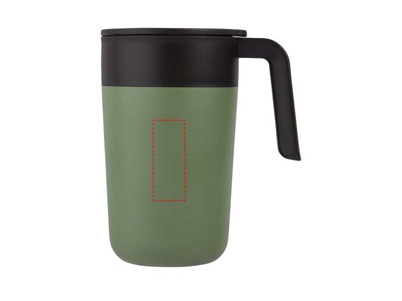 Nordia 400 ml dubbelwandige gerecyclede mok Nordia 400 ml dubbelwandige gerecyclede mok