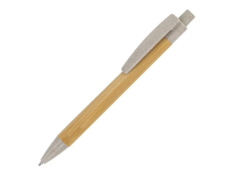 Ball pen bamboe met tarwestro