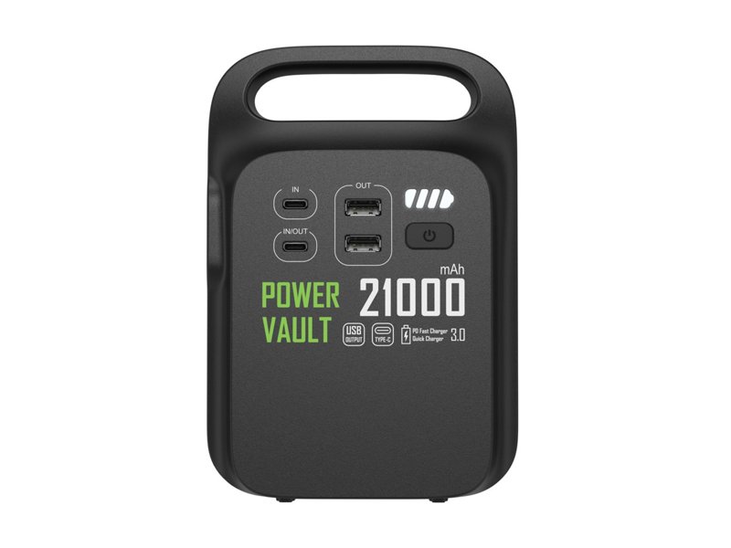 Power Vault RCS gerecycled plastic 21.000 mah power station