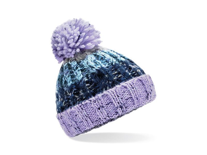 Beechfield - Junior Corkscrew Pom Pom Beanie Beechfield - Junior Corkscrew Pom Pom Beanie