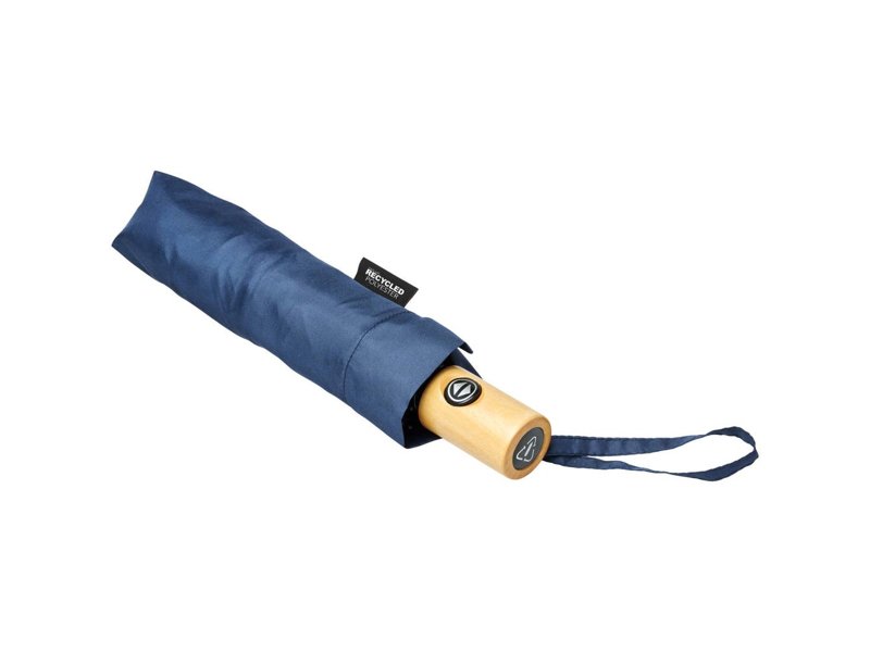 Bo 21” opvouwbare automatische gerecyclede PET paraplu Bo 21” opvouwbare automatische gerecyclede PET paraplu