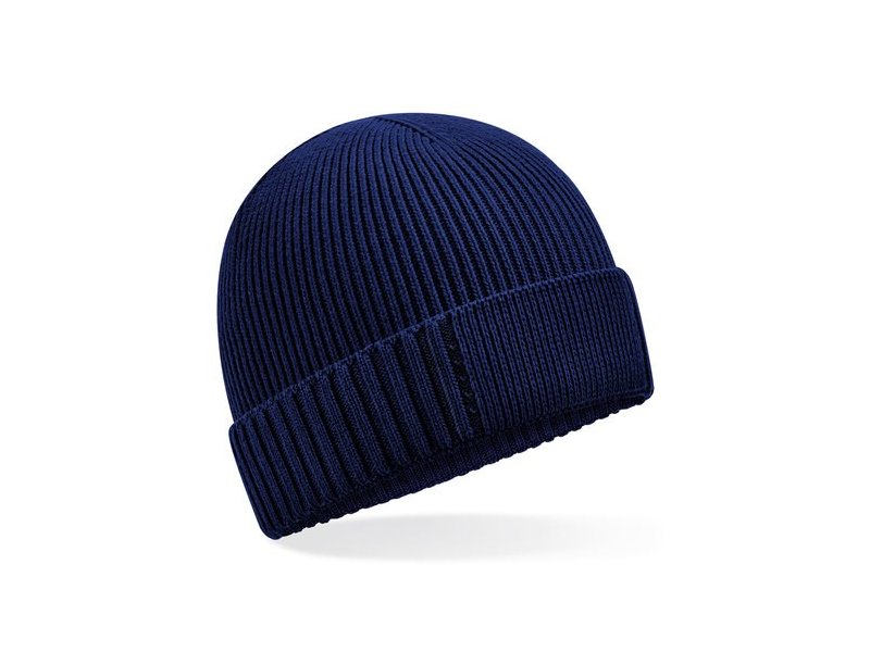 Beechfield - Organic Cotton Engineered Patch Beanie Beechfield - Organic Cotton Engineered Patch Beanie