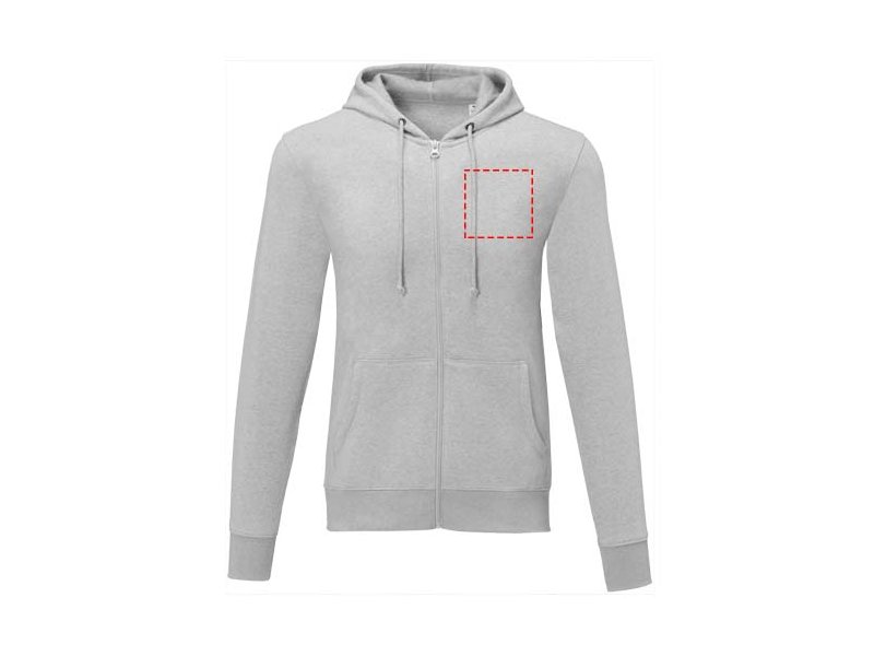 Theron heren hoodie met ritssluiting Theron heren hoodie met ritssluiting