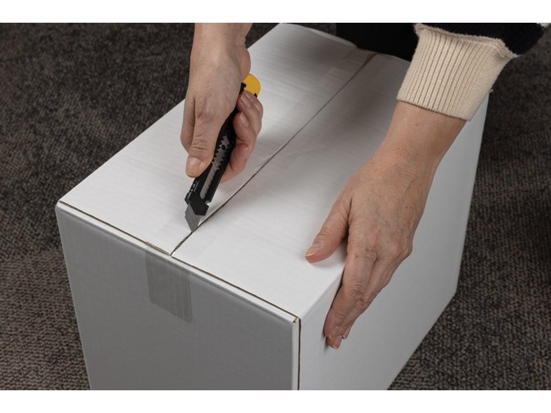 Hervulbaar RCS gerecycled plastic afbreekmes. Hervulbaar RCS gerecycled plastic afbreekmes.