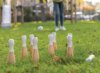 Houten skittles set Houten skittles set