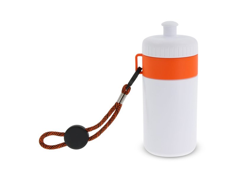 Bidon met rand en koord 500ml Bidon met rand en koord 500ml