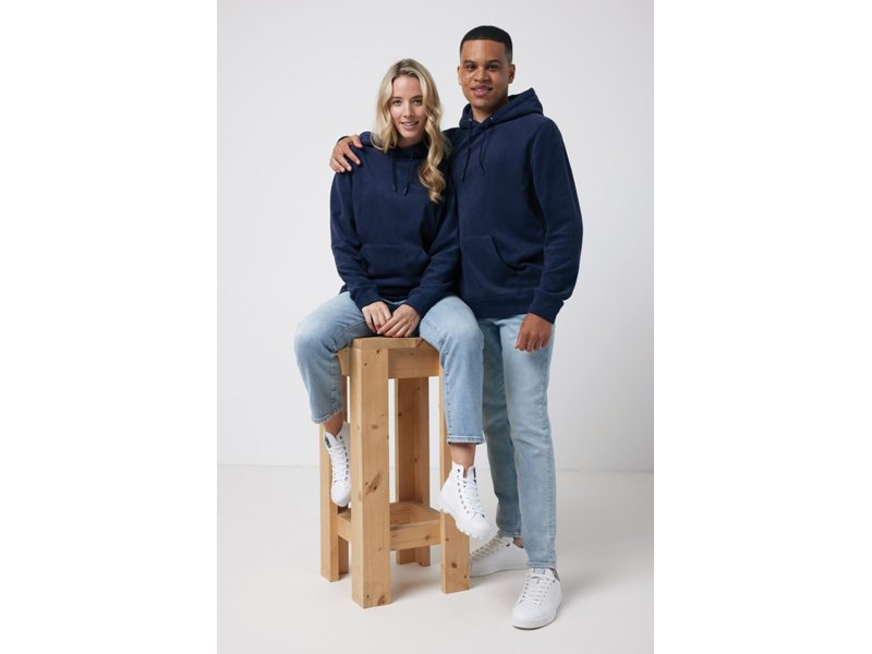 Iqoniq Trivor gerecycled polyester fleece hoodie