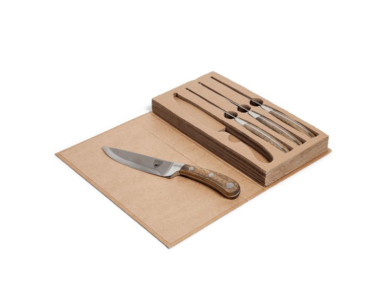 Orrefors Hunting steakmessenset staal