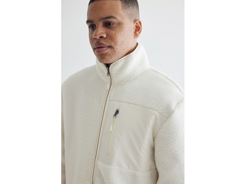 IQONIQ Diran gerecycled polyester pile-fleece jas