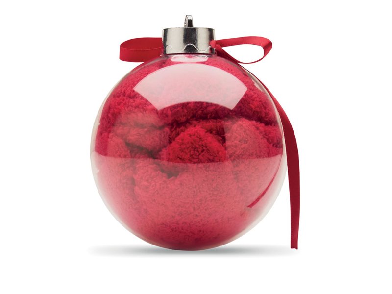 Kerstman sokken balornament SNUG M