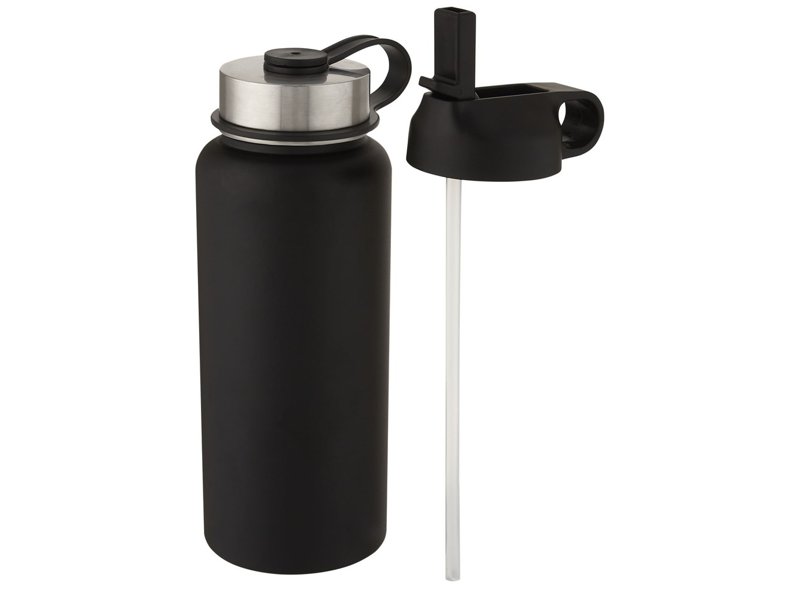 Supra 1 liter koper vacuüm geïsoleerde drinkfles met 2 deksels