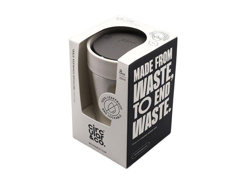 Circular&Co Recycled Stainless Steel Coffee Cup 227 ml Circular&Co Recycled Stainless Steel Coffee Cup 227 ml