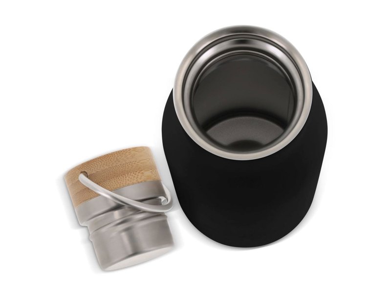 Thermo fles met bamboe deksel 500ml