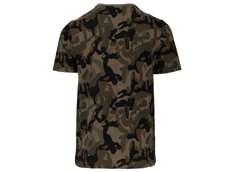 Kariban T-shirt camo korte mouwen