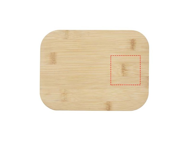 Roby glazen lunchtrommel met bamboe deksel Roby glazen lunchtrommel met bamboe deksel